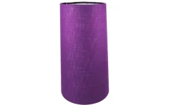 Cylinder Lampskärmar < Oriva Linne Lampskärm Cylinder Ø16cm Lila