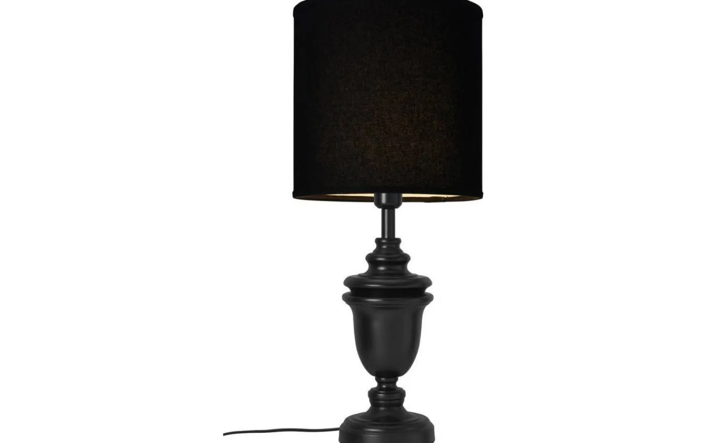 Cylinder Lampskärmar < Cottex Linne Lampskärm Cylinder Ø25cm Svart