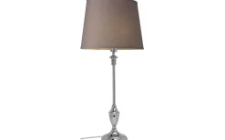 Ovala Lampskärmar < Cottex Linne Lampskärm Oval 32cm Grå