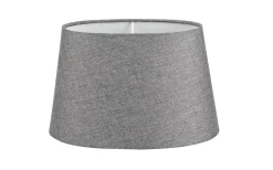 Ovala Lampskärmar < Oriva Linne Lampskärm Oval 28cm Grå