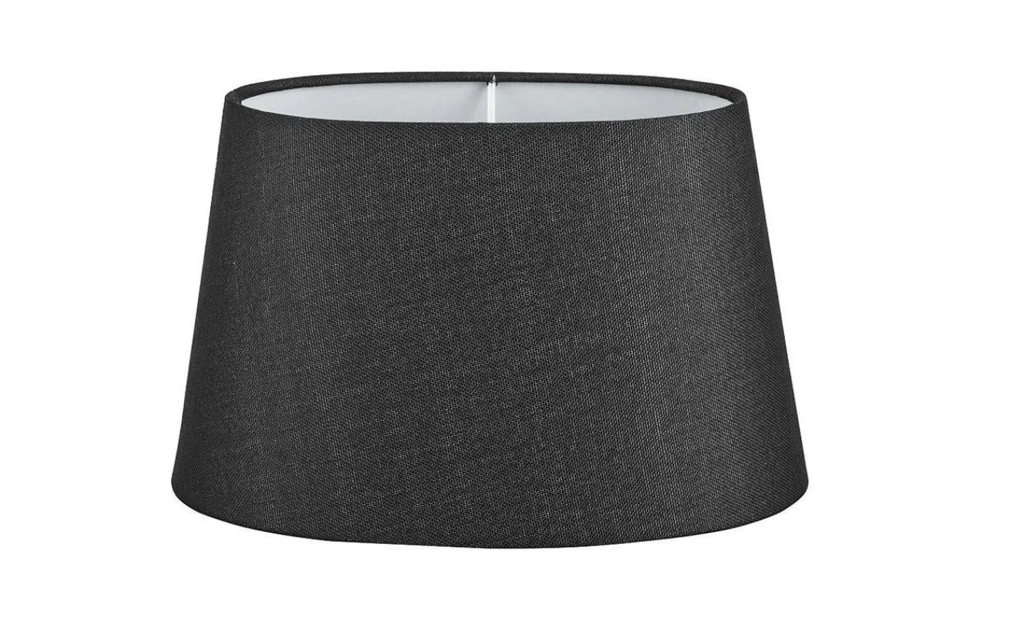 Ovala Lampskärmar < Oriva Linne Lampskärm Oval 28cm Svart