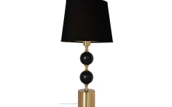 Ovala Lampskärmar-Cottex Linne Lampskärm Oval 32cm Svart