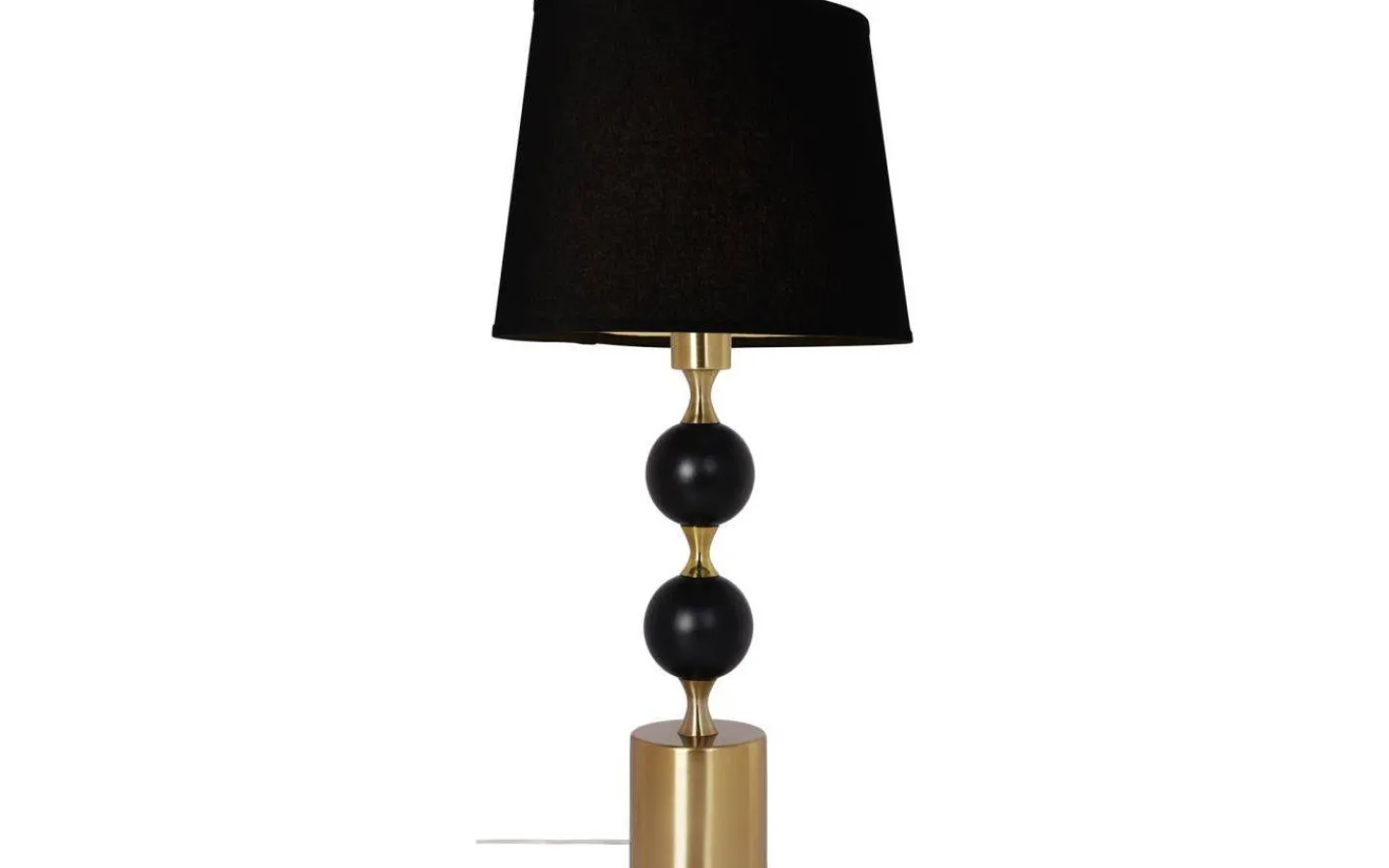 Ovala Lampskärmar-Cottex Linne Lampskärm Oval 32cm Svart