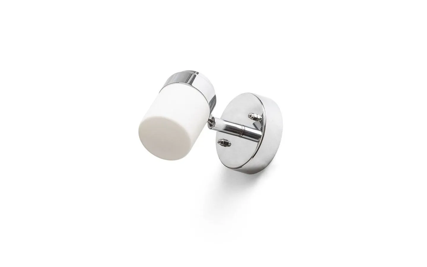 Badrumslampor Vägg-Rendl Linn I Vägglampa Krom/Opal IP44