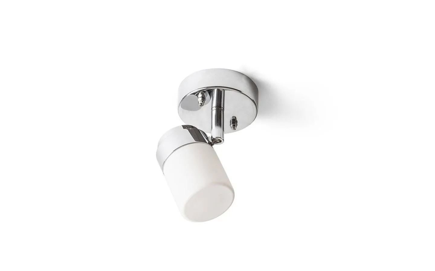 Badrumslampor Vägg-Rendl Linn I Vägglampa Krom/Opal IP44