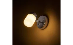 Badrumslampor Vägg-Rendl Linn I Vägglampa Krom/Opal IP44