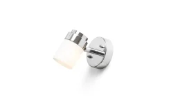 Badrumslampor Vägg-Rendl Linn I Vägglampa Krom/Opal IP44