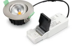 Infällda Spotlights Utomhus|230V Led Spotlights-Llitt Lisa 230V Spotlight 3000K 5,5W Borstad Stål IP65