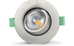 Infällda Spotlights Utomhus|230V Led Spotlights < Llitt Lisa 230V Spotlight 3000K 5,5W 3-pack Borstad Stål IP65