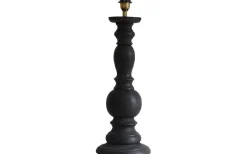 Lampfötter < Hallbergs Liverpool Lampfot 59cm Antik Svart