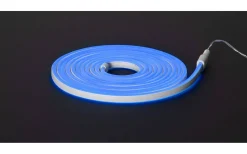 Utomhusdekorationer|230V Led Neonslang-Star Trading Ljusslang FlatNeon Blå 12W 5m IP44