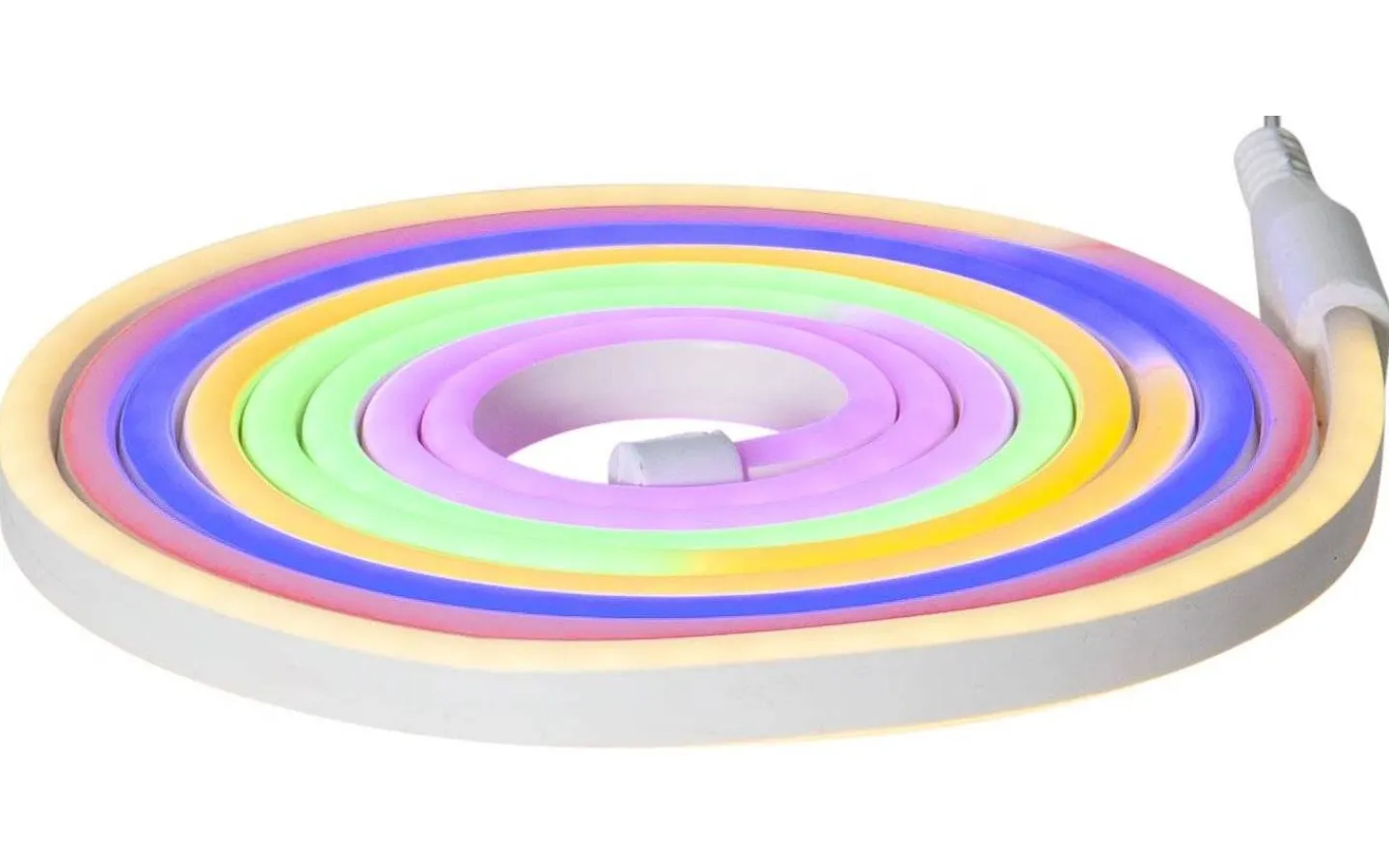 Utomhusdekorationer|230V Led Neonslang-Star Trading Ljusslang FlatNeon Multifärgad 8W 3m IP44
