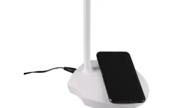Skrivbordslampor < Reality Load Skrivbordslampa med QI-laddare LED vit