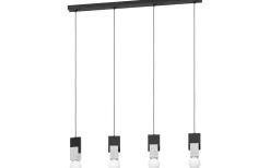 Avlånga Taklampor-Eglo Lobatia Taklampa 93cm Svart