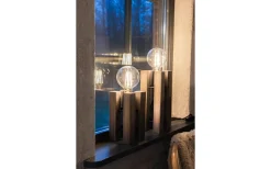 Bordslampor-Markslojd Lodge Bordslampa 28cm Brun