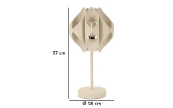 Bordslampor-Mauro Ferretti Logic Bordslampa 57cm Beige
