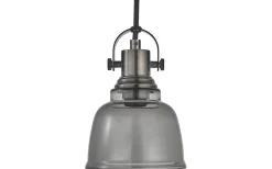 Fönsterlampor-Oriva Loke Fönsterlampa 12cm Svart Nickel/Rök