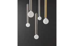 Fönsterlampor < CO Bankeryd Long Takpendel 45cm Shiny Nickel