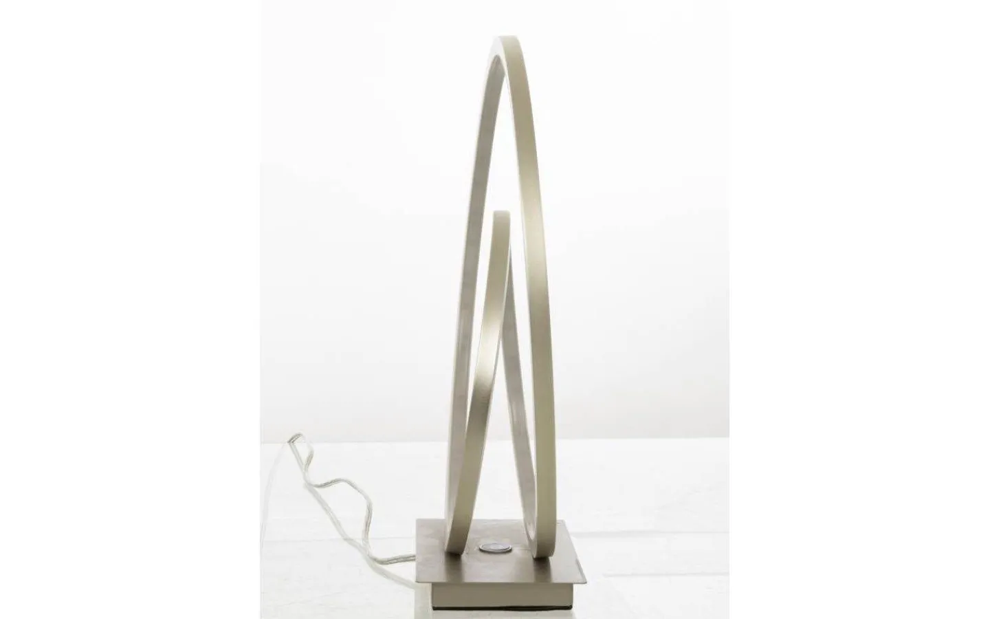 Vardagsrum|Bordslampor-Aneta Loop Bordslampa 37cm 3-steg DIM LED 14W 3000K Stål