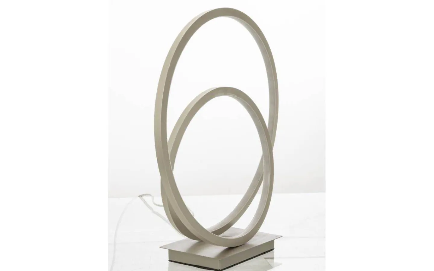 Vardagsrum|Bordslampor-Aneta Loop Bordslampa 37cm 3-steg DIM LED 14W 3000K Stål