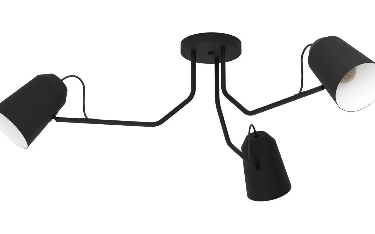 Plafonder-Eglo Loreto Plafond 114,5cm Svart