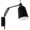 Läslampor < Eglo Loreto Vägglampa Svart