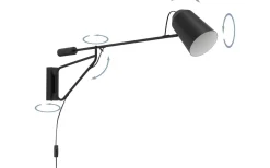 Läslampor < Eglo Loreto 1 Vägglampa Svart