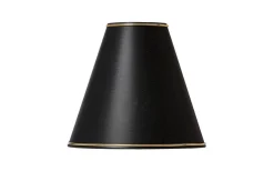 Toppringsskärmar < ArmaturHantverk Lotus Toppringskärm Ø21cm Svart