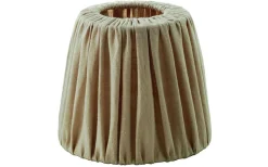 Plisserade Lampskärmar-Hallbergs Louren Plisserad Lampskärm Ø25cm Natur