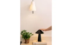 Lampetter < Globen Lighting Lou Vägglampa Vit Bouclé/Svart