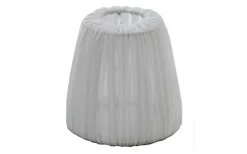 Plisserade Lampskärmar-Hallbergs Lovenia Plisserad Lampskärm Ø30cm Vit