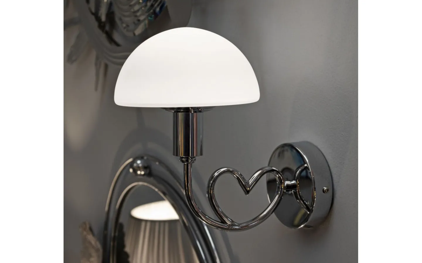 Lampetter < Mauro Ferretti Lovy Vägglampa 22cm Silver