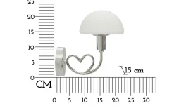 Lampetter < Mauro Ferretti Lovy Vägglampa 22cm Silver