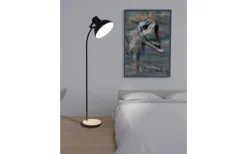 Golvläslampor-Eglo Lubenham Golvlampa 160cm Svart/Brun