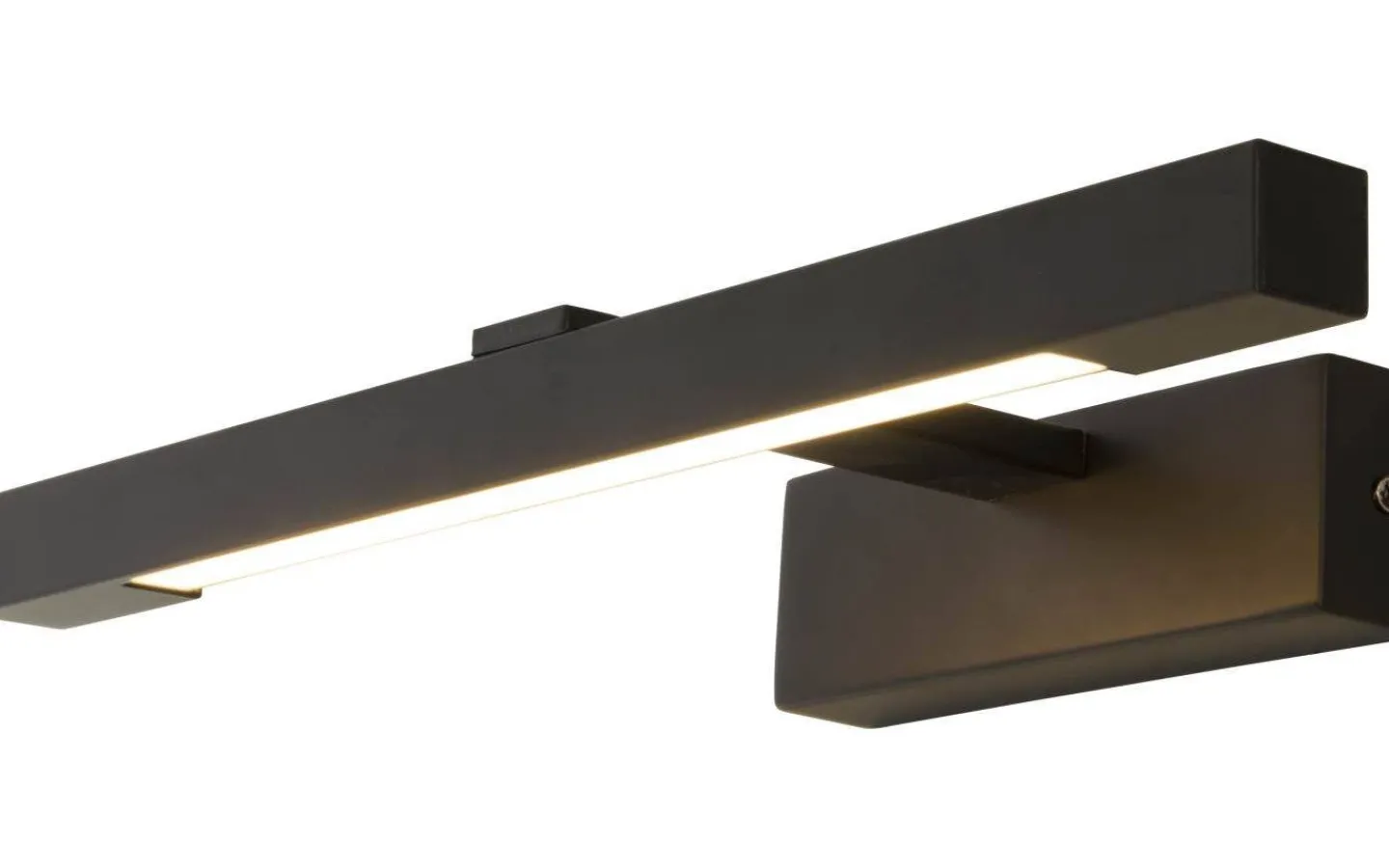 Badrum|Badrumslampor Vägg-Aneta Lucca Spegelbelysning 25cm LED 9W 3000K Svart IP44