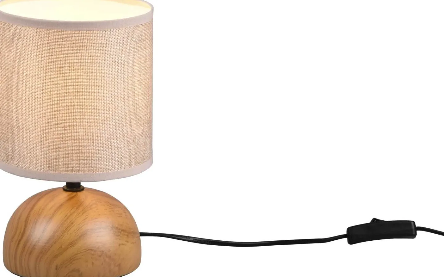 Bordslampor < Reality Luci Bordslampa E14 träimitation