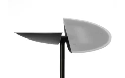 Uplight-Texa Design Lucius Golvlampa 1,8m LED 3000K 30W+6W Dimbar Svart/Krom