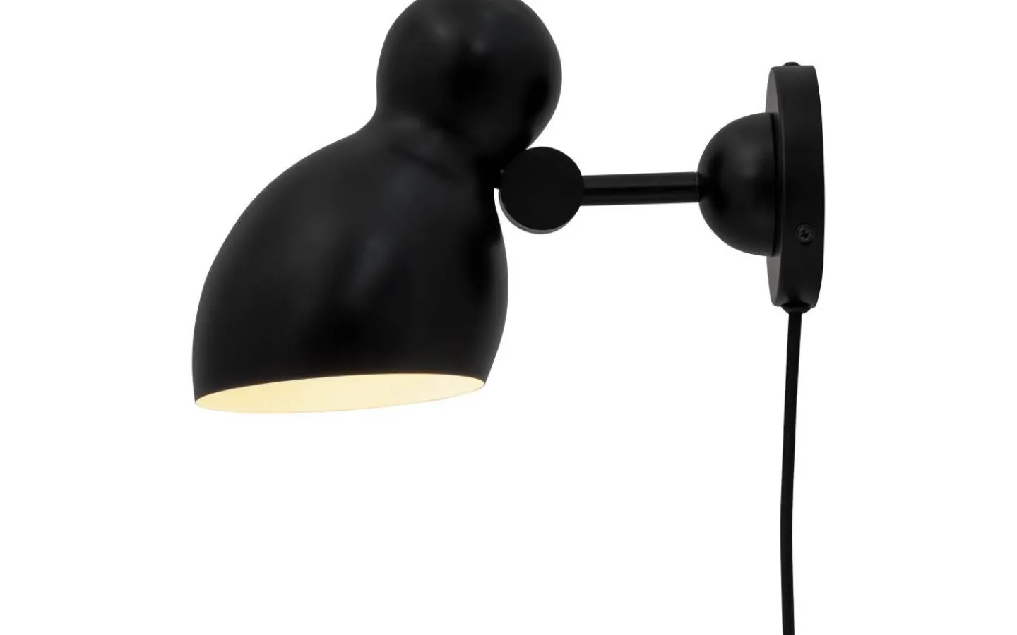 Läslampor < Dyberg Larsen Ludo Vägglampa Svart