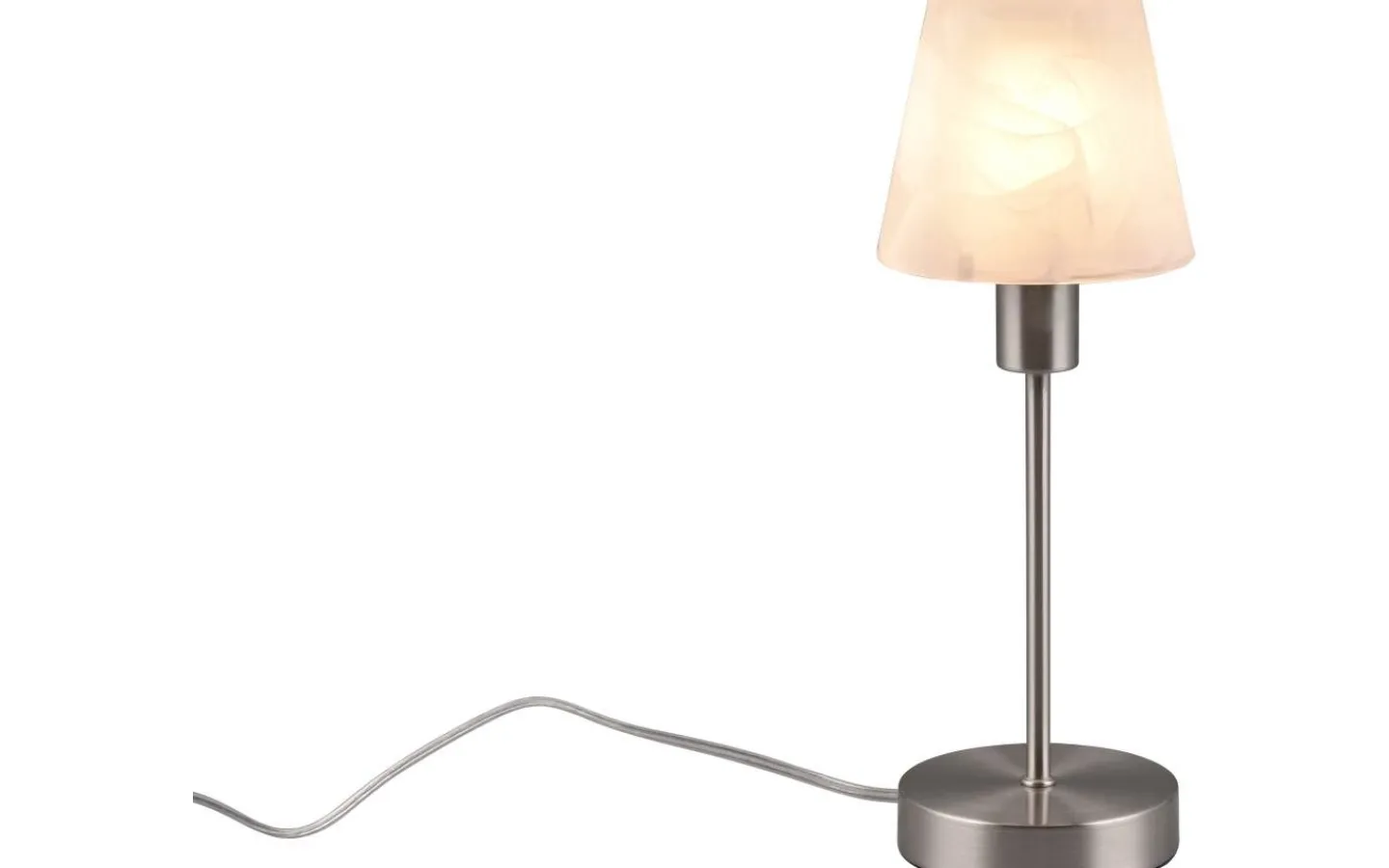 Bordslampor-Trio Lighting Luis II Bordslampa E14 borstat stål