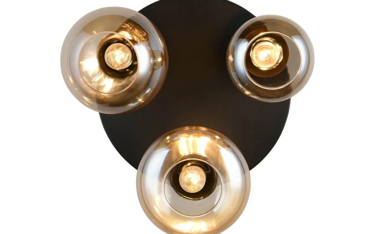 Plafonder-Trio Lighting Lumina Plafond 3xE14 bärnsten