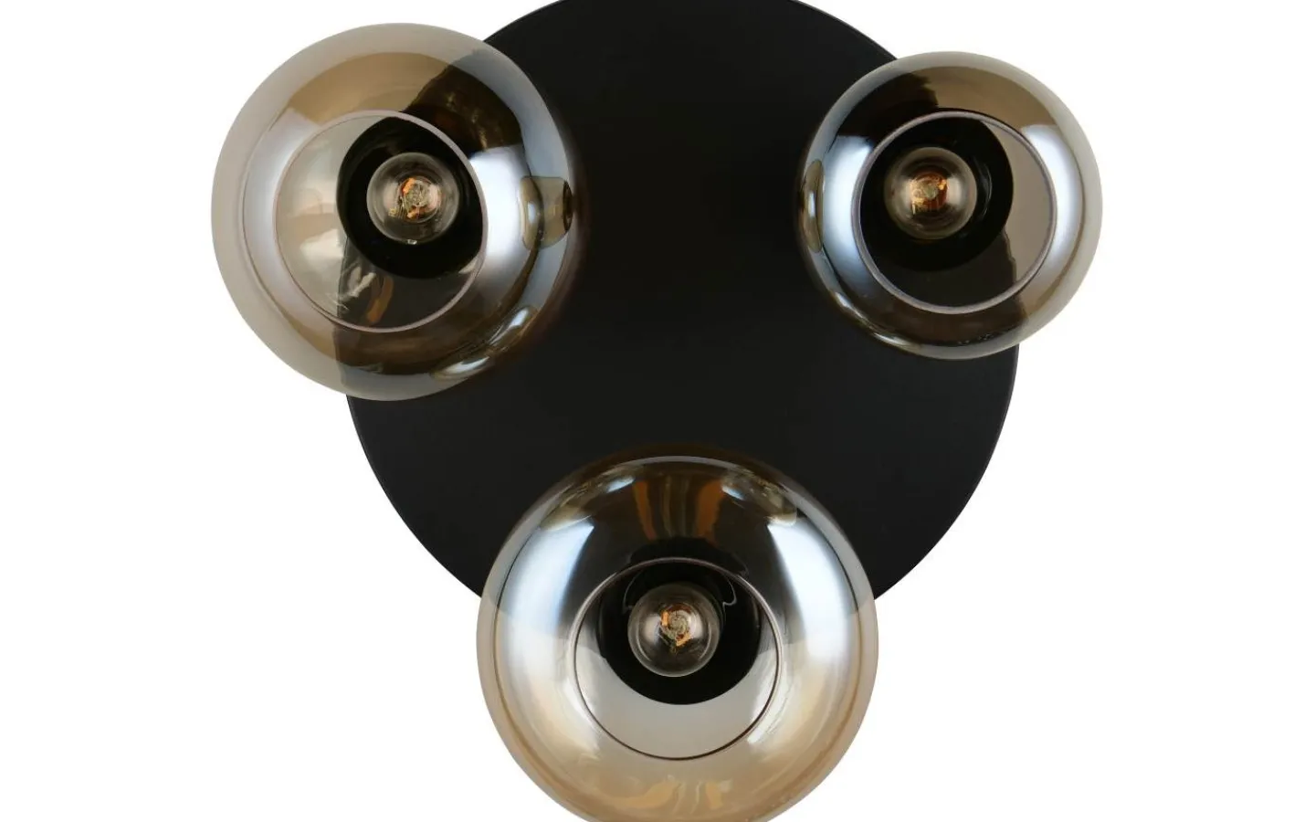 Plafonder-Trio Lighting Lumina Plafond 3xE14 bärnsten