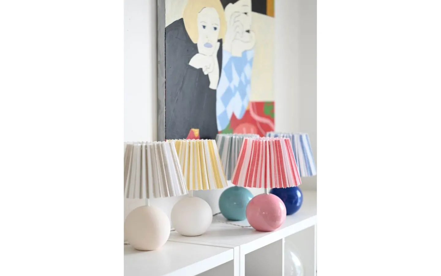 Lampfötter < Hallbergs Luminery Lampfot 23cm Vit
