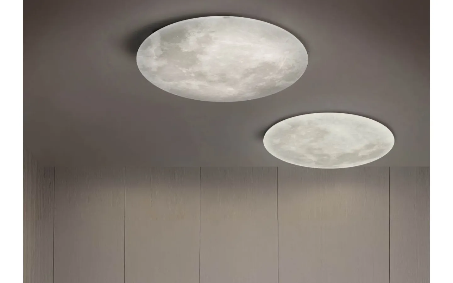 Plafonder < Trio Lighting Lunar Plafond LED 60cm vit
