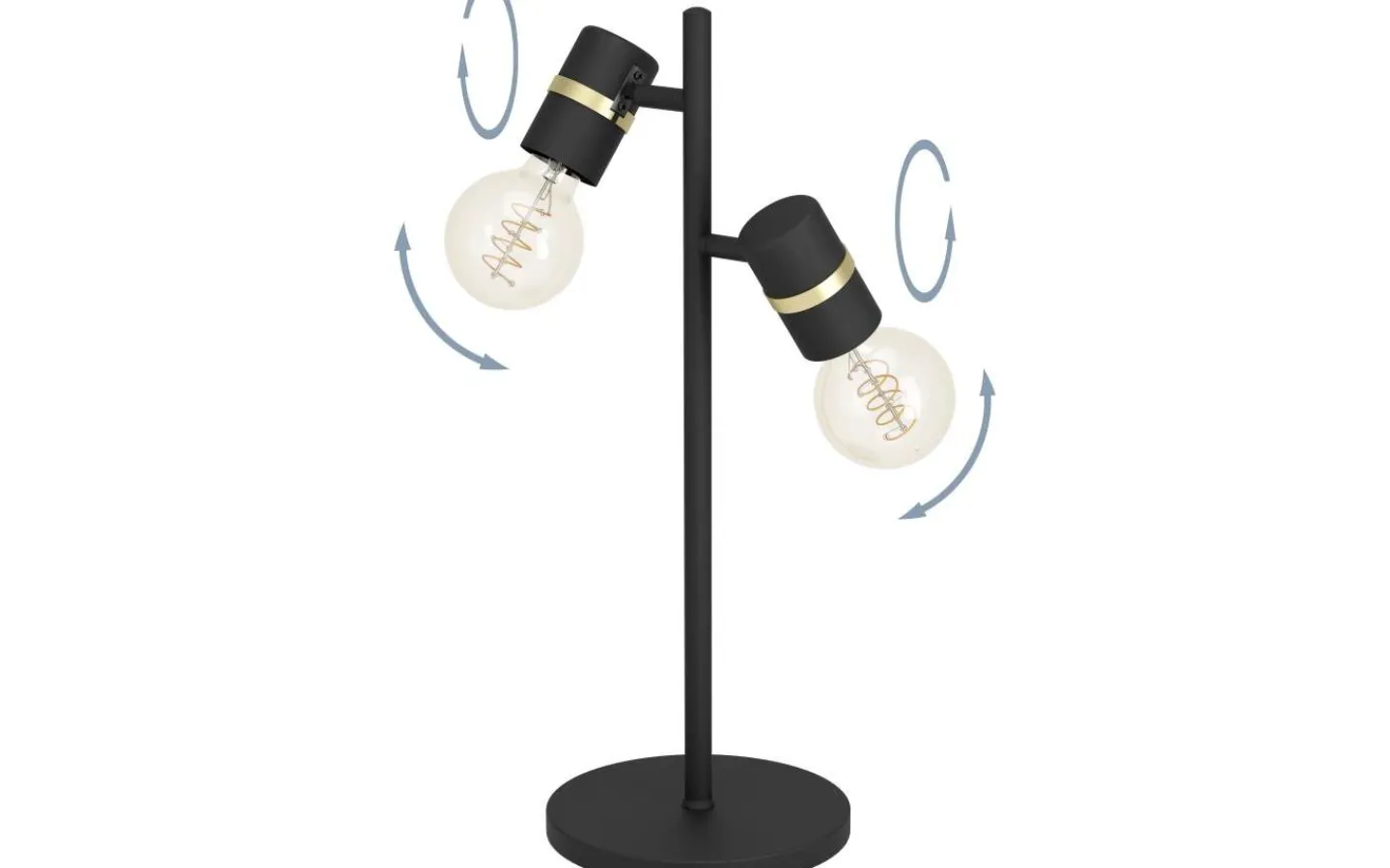 Bordslampor < Eglo Lurone Bordslampa 50cm Svart
