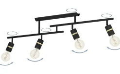 Plafonder-Eglo Lurone Plafond 100cm Svart
