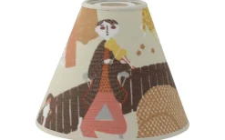 Toppringsskärmar-Hallbergs Lustgården Toppringskräm Natur Ø22cm Stig Lindberg