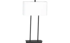 Bordslampor-By Rydens Luton Bordslampa 56cm Svart/Vit