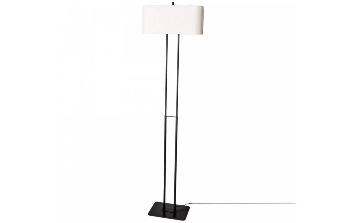 Golvlampor-By Rydens Luton Golvlampa 150cm Svart/Vit