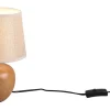 Bordslampor-Reality Luxor Bordslampa 26cm E14 träimitation