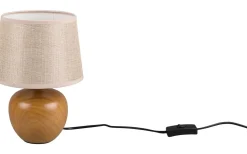 Bordslampor-Reality Luxor Bordslampa 26cm E14 träimitation